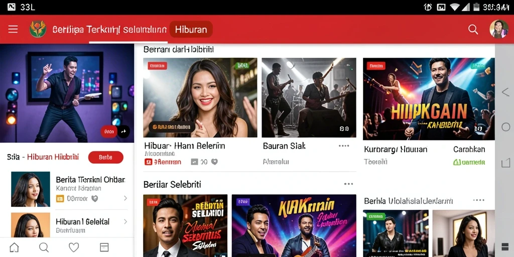 Tampilan antarmuka 33L yang menarik dan informatif.