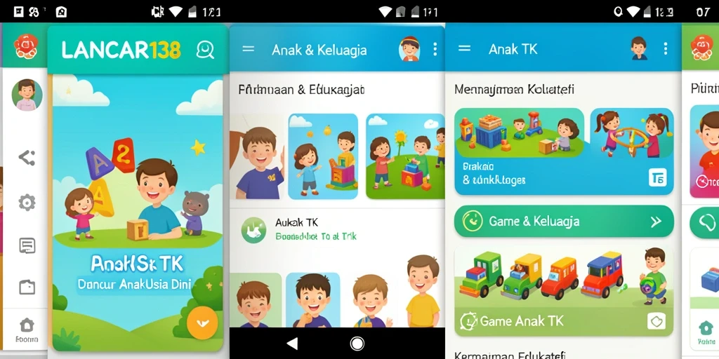 Antarmuka permainan edukatif LANCAR138 yang menarik dan interaktif.