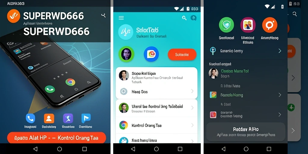 Tampilan antarmuka SUPERWD666 dengan fitur kontrol orang tua yang mudah digunakan.