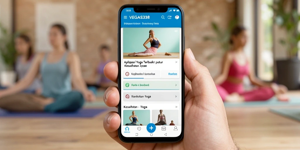 Antarmuka aplikasi VEGAS338 menampilkan tutorial Yoga yang menarik dan interaktif.