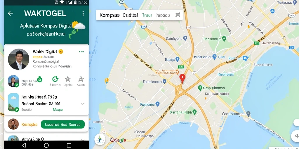 Tampilan antarmuka WAKTOGEL yang sederhana dan informatif.