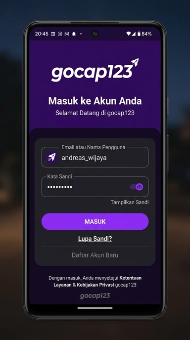 Masuk ke Akun gocap123 dengan Mudah