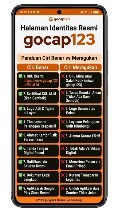 Halaman Resmi Gocap123 untuk Pengguna Android Indonesia