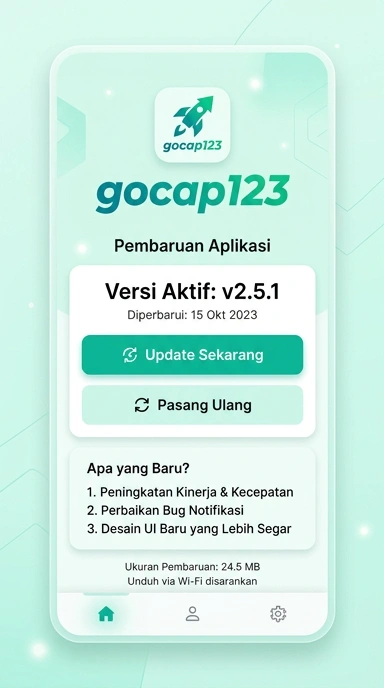 Riwayat Versi gocap123 untuk Pengguna Android